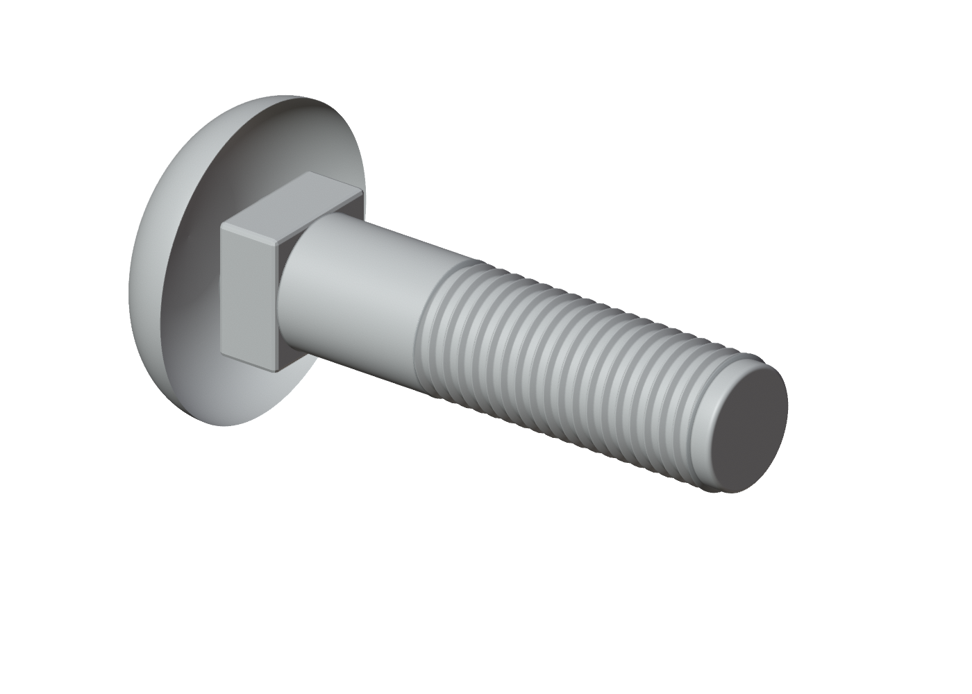 3D carriage bolt M16 CAD model — Chaoshuo interactive 3D catalog
