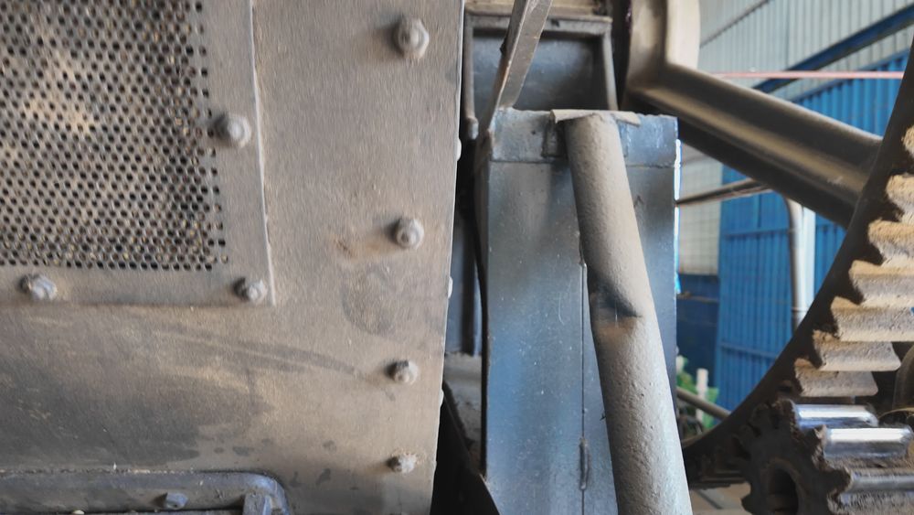 Hexagonal bolt used in industrial machinery