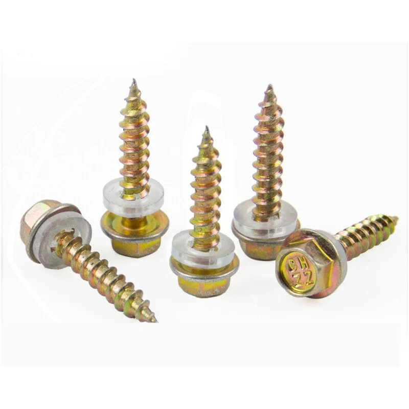Hex head self tapping screw carbon steel