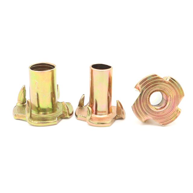 Carbon steel four-prong jaw T-nut product photo
